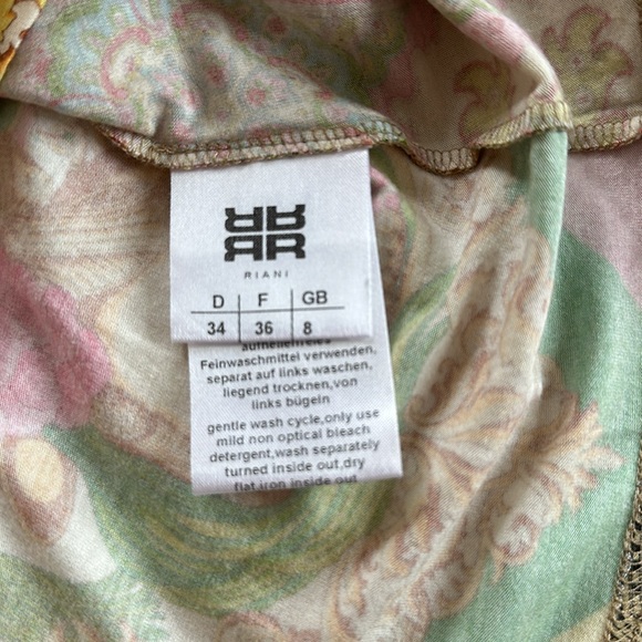 Riani 3/4 sleeve scoop neck T-shirt - Picture 6 of 7